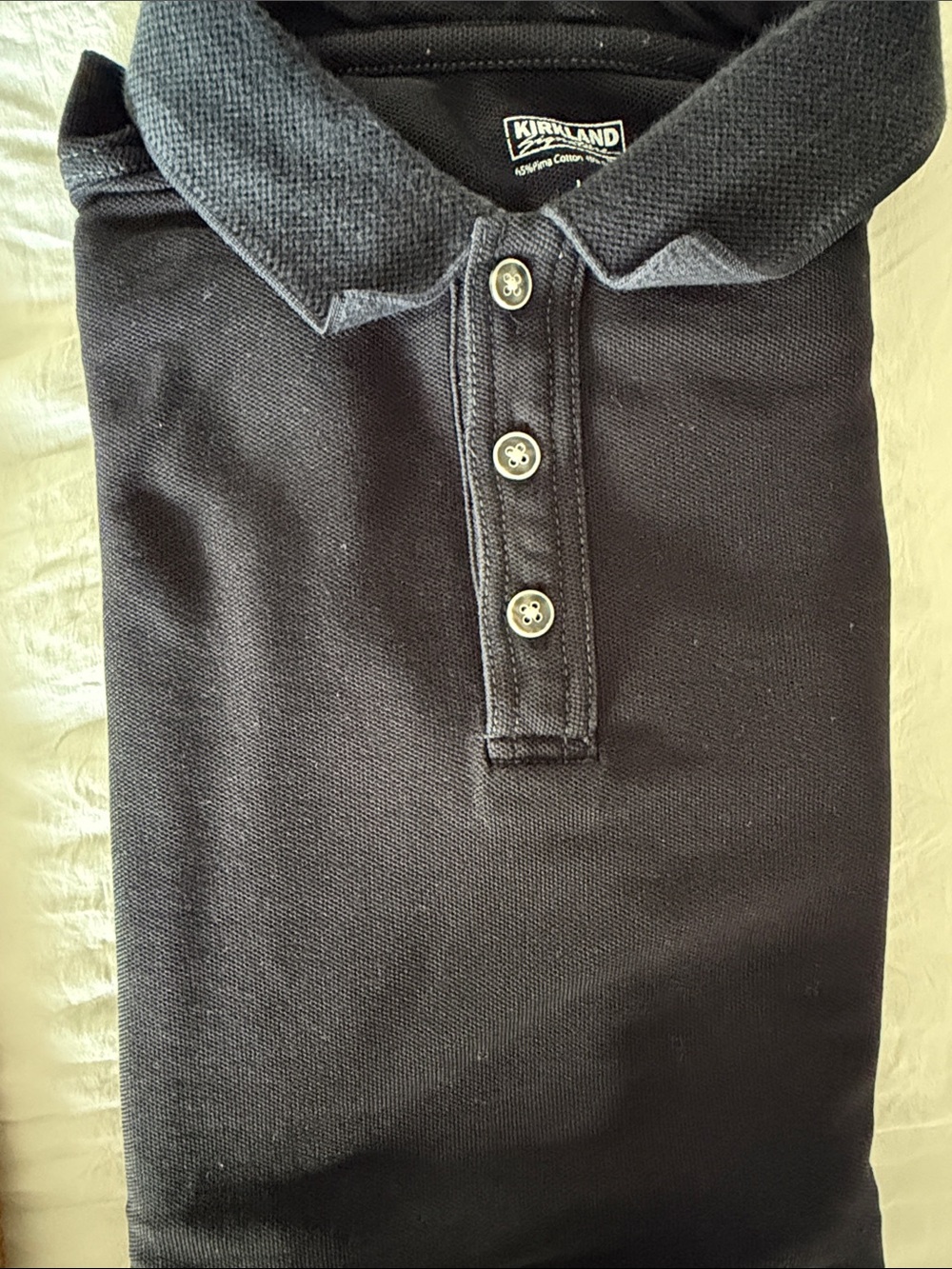 Kirkland Signature Black Men's Polo Shirt
